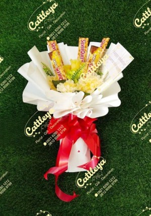 buket coklat silverqueen