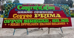 papan bunga Medan Grand Opening